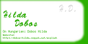 hilda dobos business card